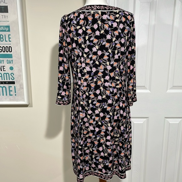 Stitch Fix Wisp Sheath Dress Sz 6 Midi Floral Cottagecore Twee Officewear EUC - Picture 4 of 5